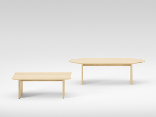 SHOTOコーヒーテーブル125（楕円） | 【公式】マルニ木工オンライン
