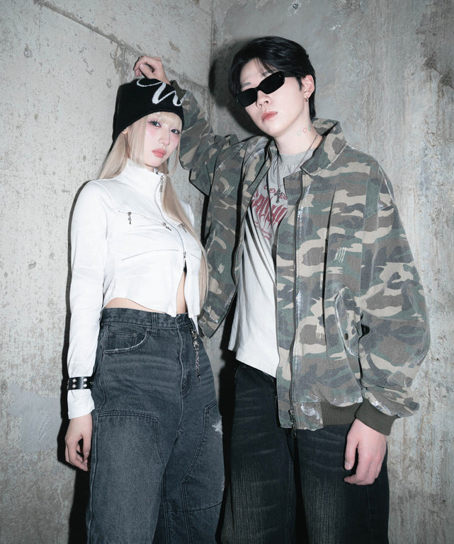 エイジドカモフラフライトジャケット – WEGO ONLINE STORE