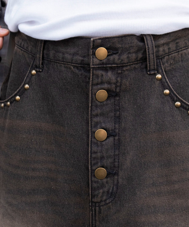 スーパーバギ－スタッズデニムパンツ｜WEGO（ウィゴー） – WEGO ONLINE