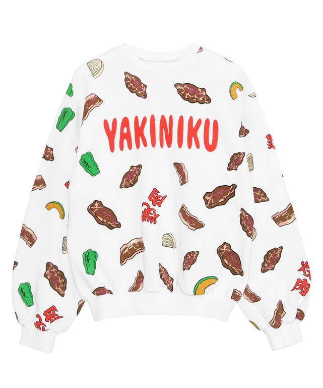 フード総柄スウェット(NATTO_YAKINIKU_ONIGIRI） – WEGO ONLINE STORE