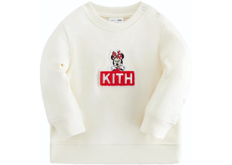 Kith x Disney Baby Mickey & Friends Minnie Classic Logo Crewneck