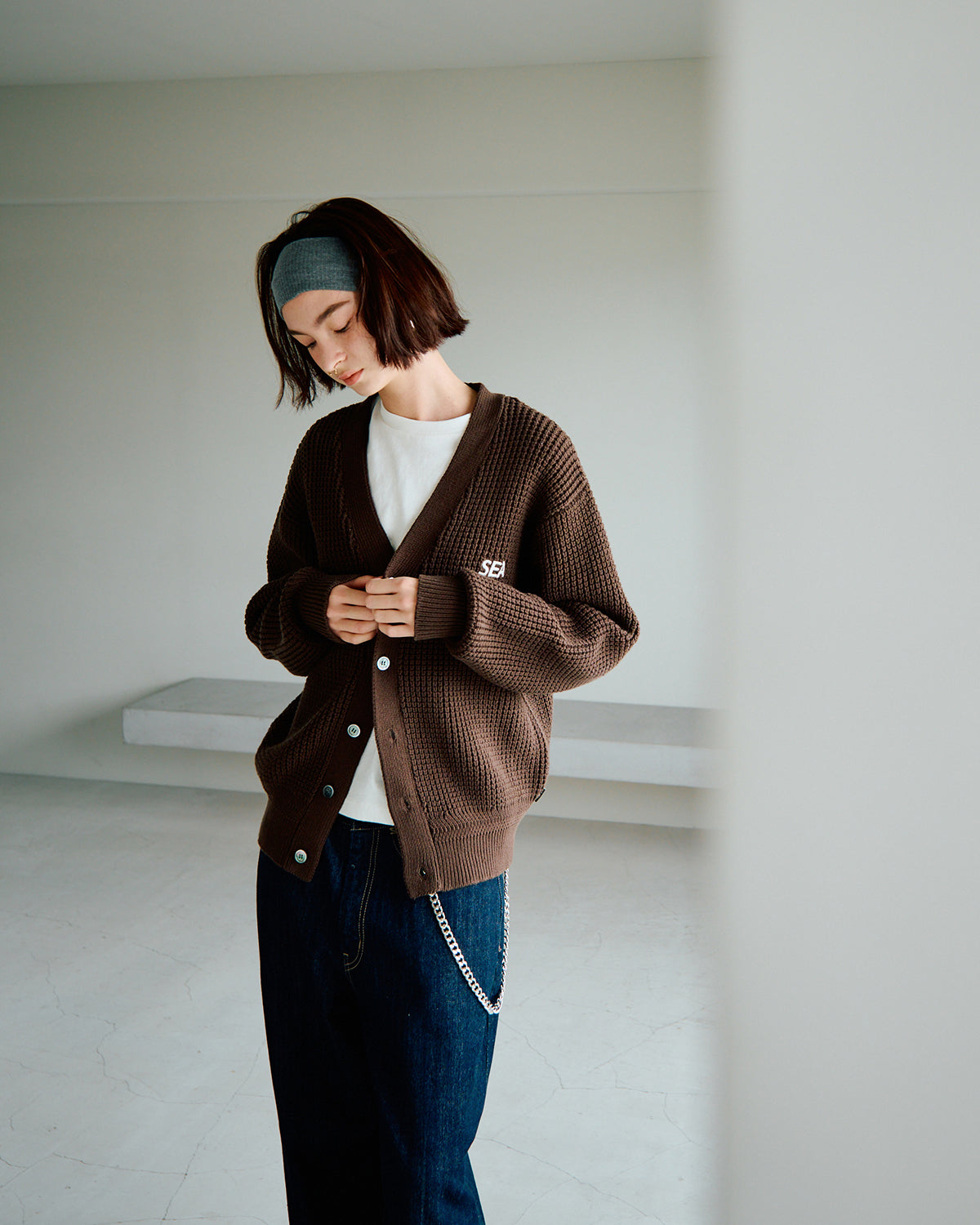 Waffle Knit Cardigan – WIND AND SEA