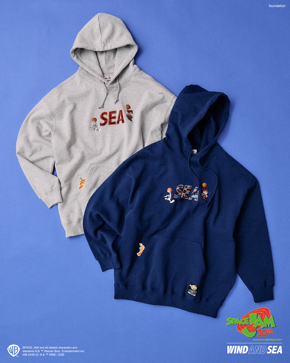 SPACE JAM x WDS HOODIE – WIND AND SEA