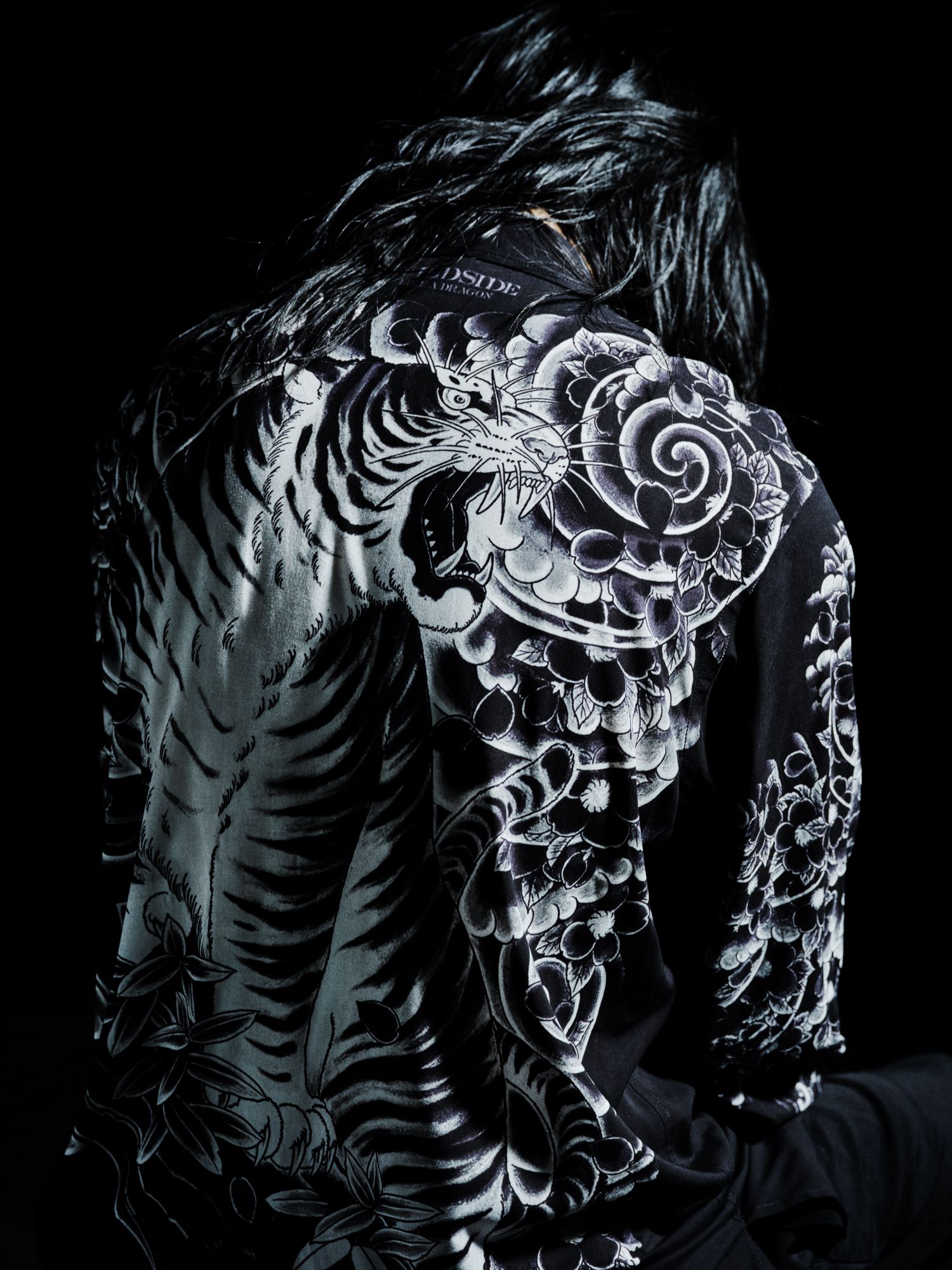 WILDSIDE × RYU GA GOTOKU STUDIO Rayon Shirt (Tiger)(FREE SIZE