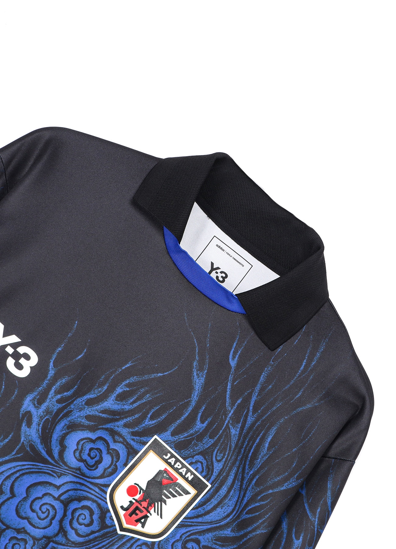 JFA CW LS TEE(XS BLACK-Y3BOLD BLUE): Y-3｜WILDSIDE YOHJI YAMAMOTO
