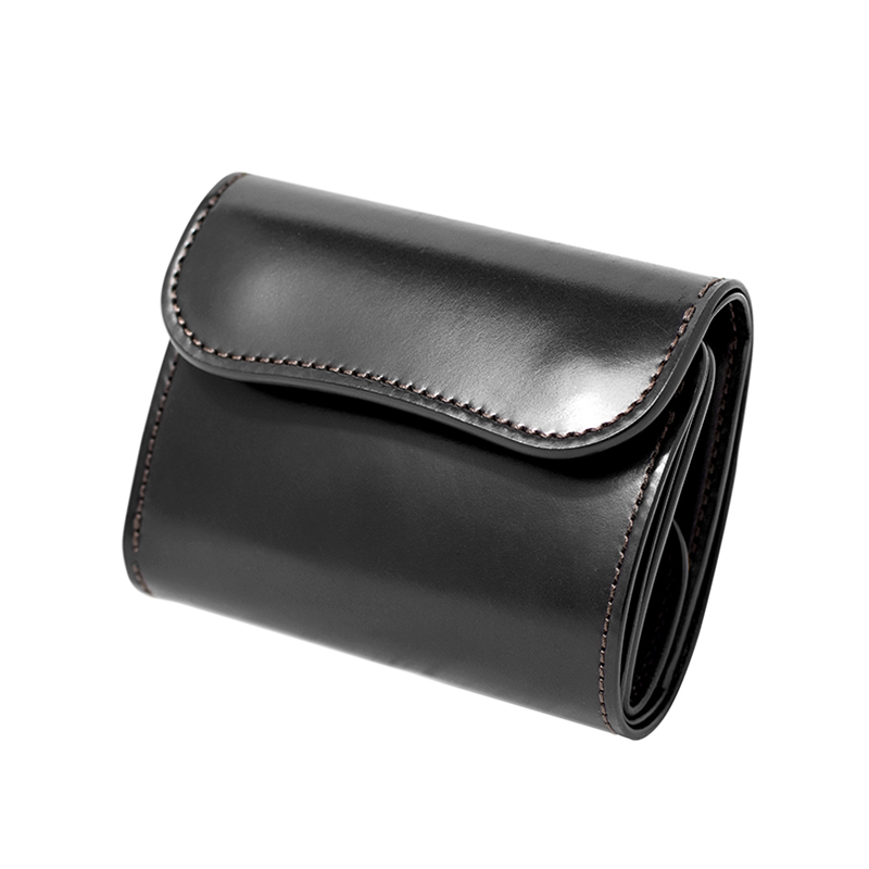 小型三つ折り財布《イーノ》シェルコードバン｜WILDSWANS(ワイルド