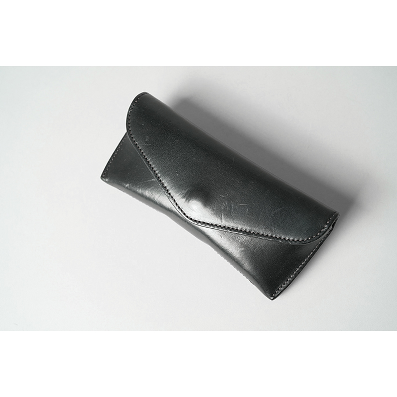 中型三つ折り財布《バーン》サドルプルアップ｜WILDSWANS(ワイルド