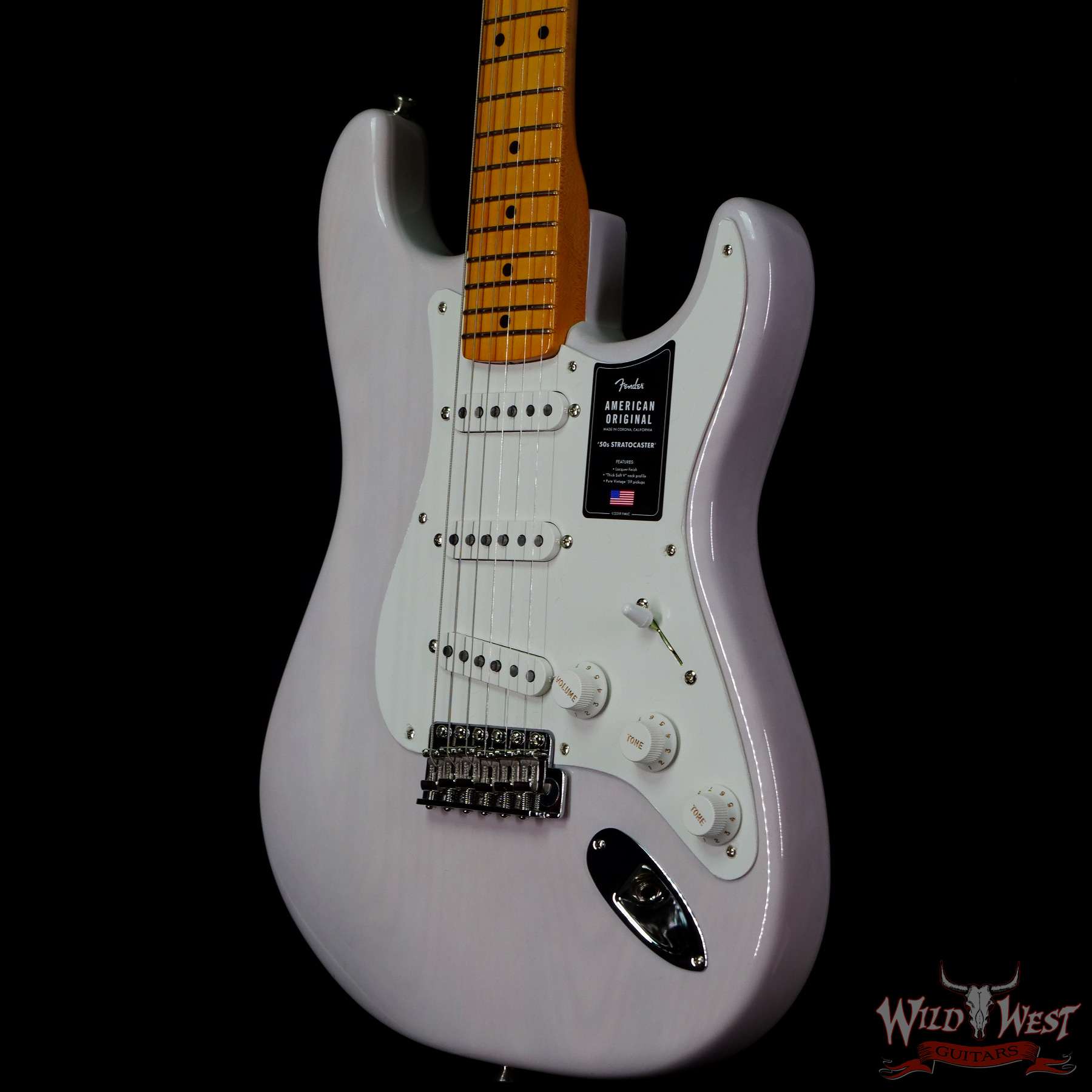 Fender American Original '50s Stratocaster Maple Fingerboard White