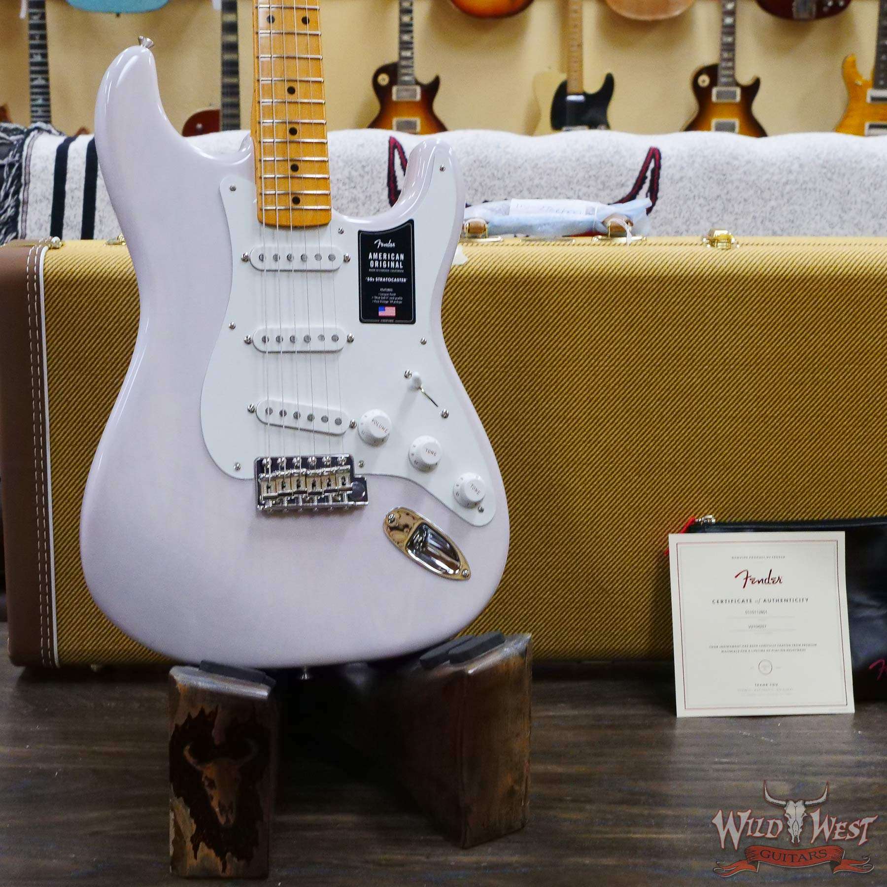 Fender American Original '50s Stratocaster Maple Fingerboard White