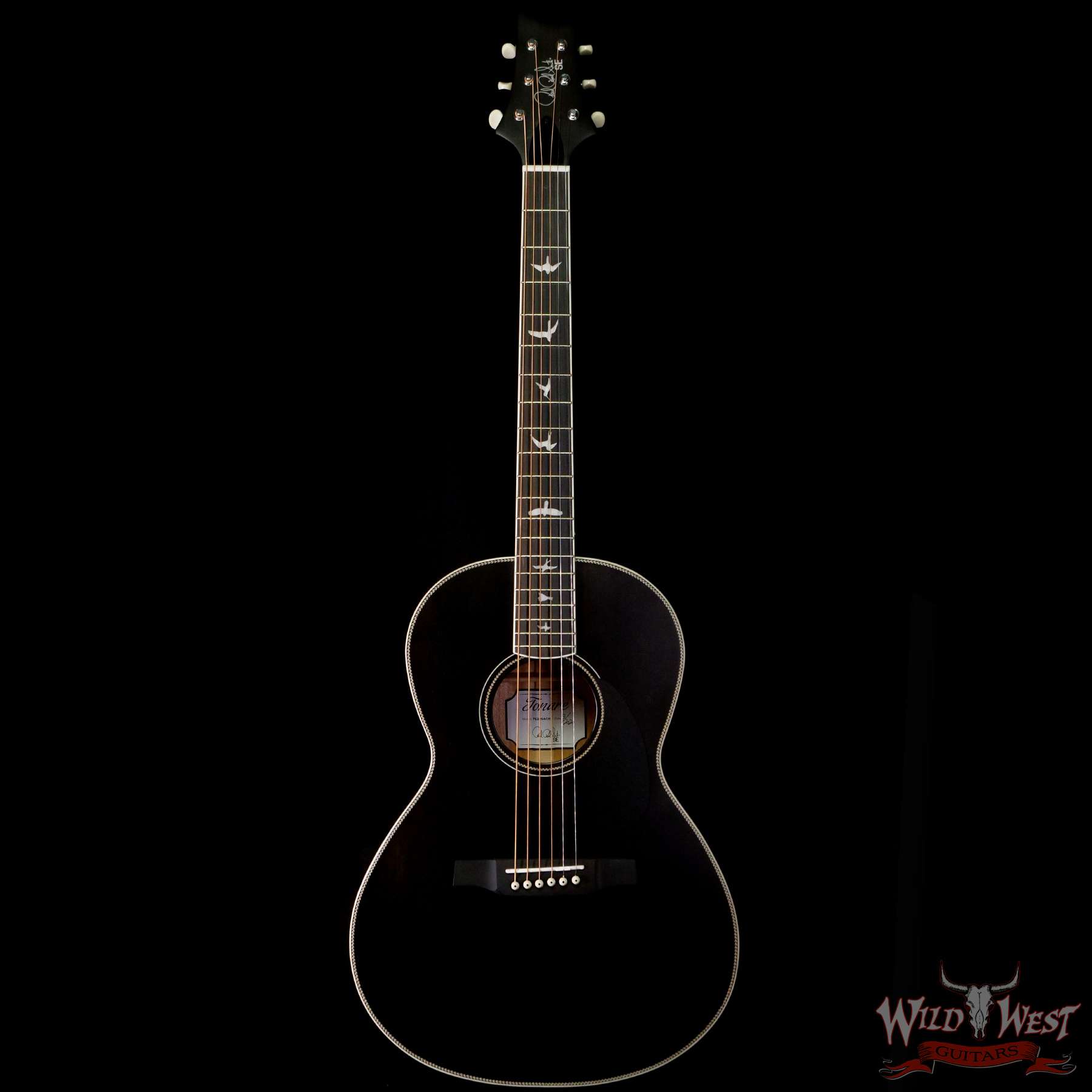 Paul Reed Smith PRS SE P20 Parlor Sized Acoustic Guitar Charcoal