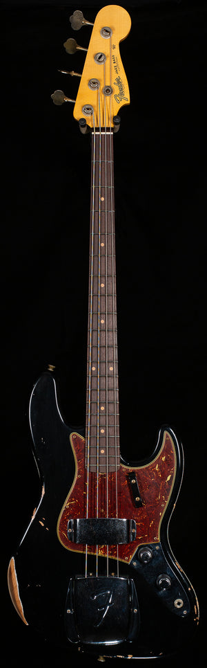 Fender Custom Shop 1962 Jazz Bass Aged Black (469) - Willcutt Guitars