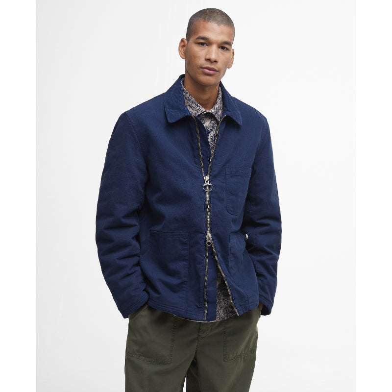 Barbour Tyne Casual Mens Jacket - Navy – William Powell