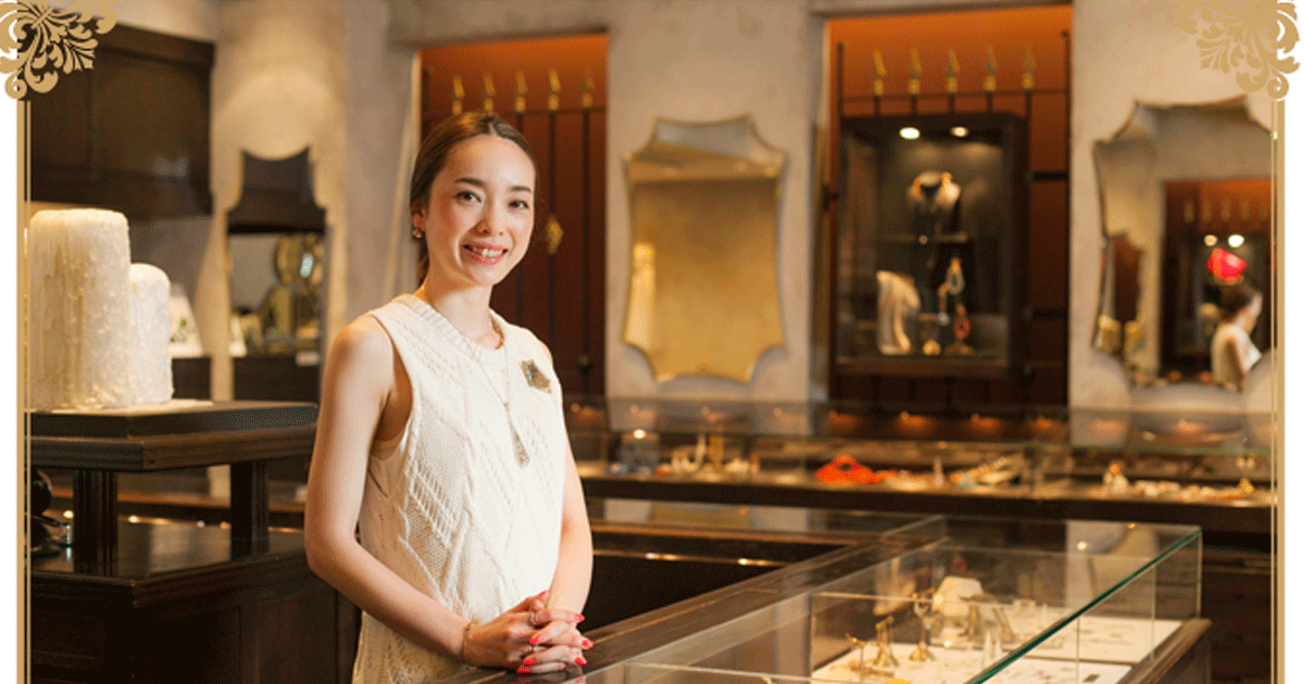 アッシュ・ペー・フランス 小谷理絵さん／ジュエリー販売歴10年！ この