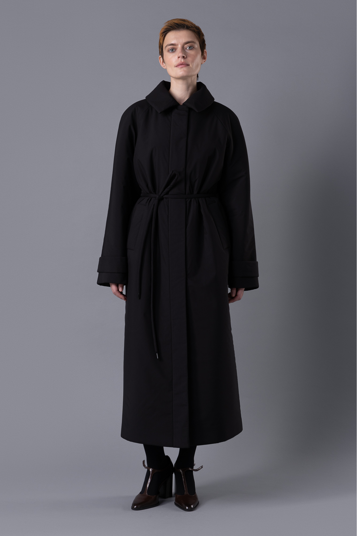 Raglan coat (down jacket)