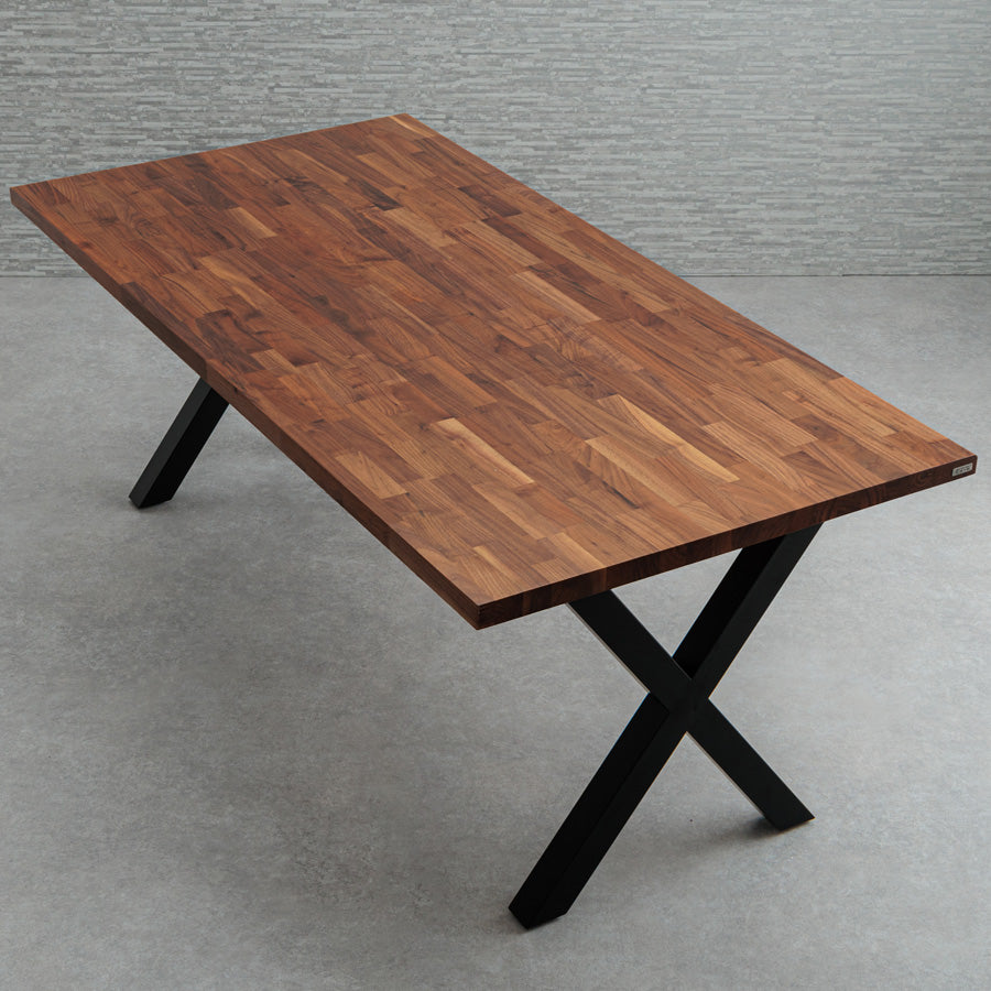 アイアン脚 X型 ブラック 60mm角 2脚セット 高さ68cm – Wooden JAPAN