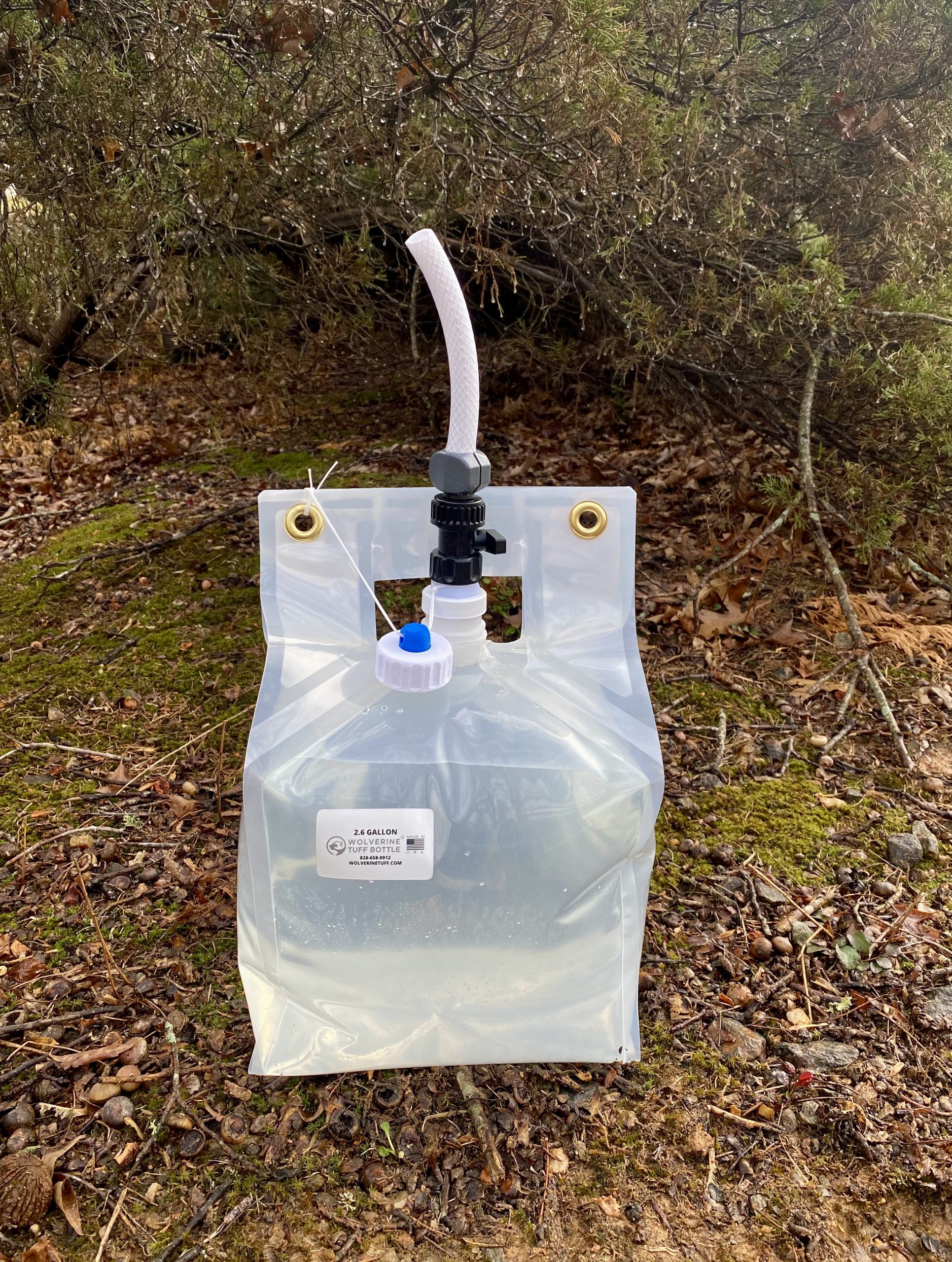 2.6 or 5.3 Gallon Wolverine Tuff Bottle with 1/2