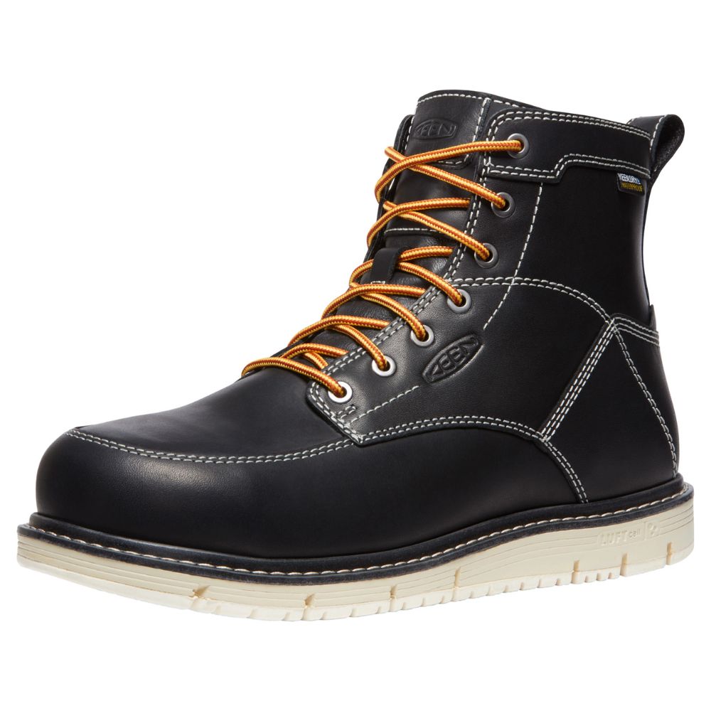 Keen San Jose Men's 6” WP Aluminum Toe Work Safety Boot 1027083 - Blac