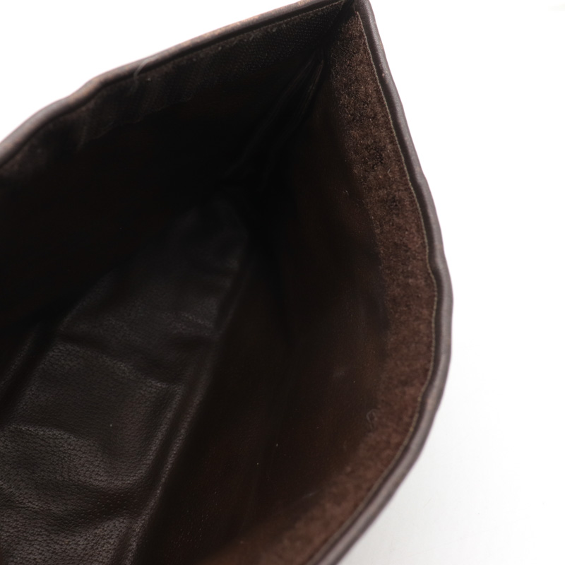 ロンシャン クラッチバッグ レザー 総柄 ロゴ ブランド ポーチ 鞄