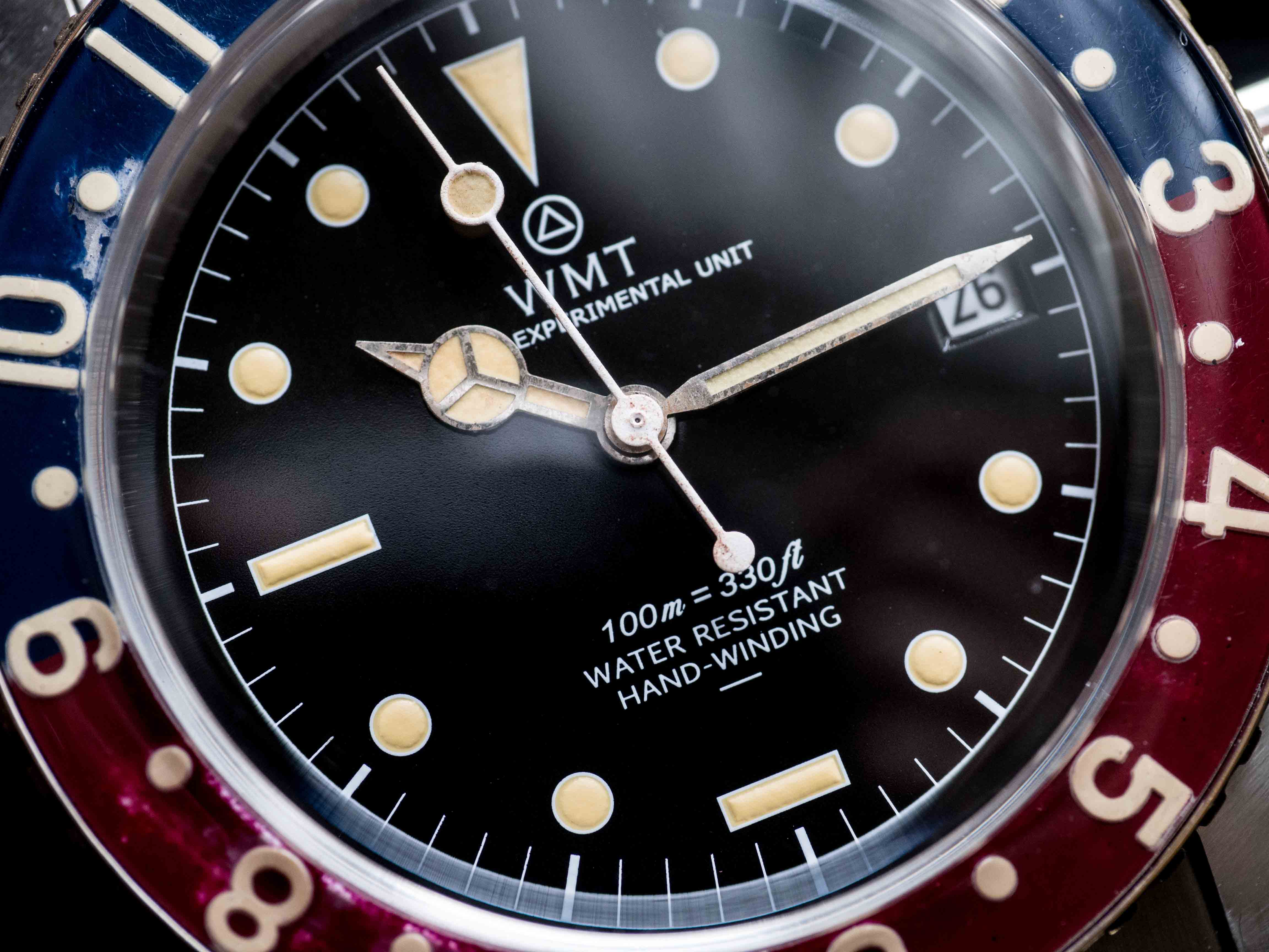 Panton - Brass Bezel Aged Edition - WMTWatch