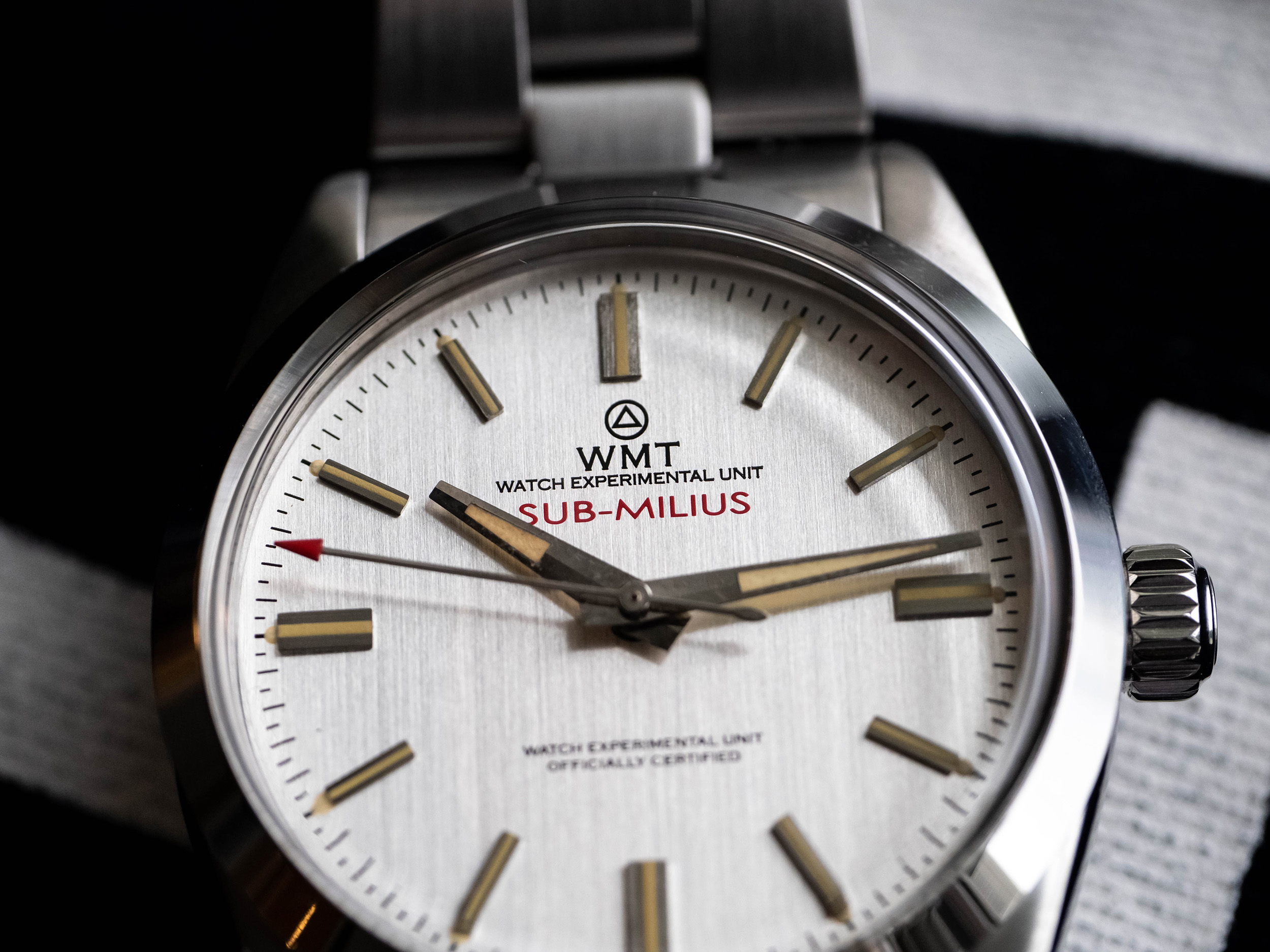 SUB-MILIUS MK II - Silver Dial Aged Edition / Limited 50 PC - WMTWatch