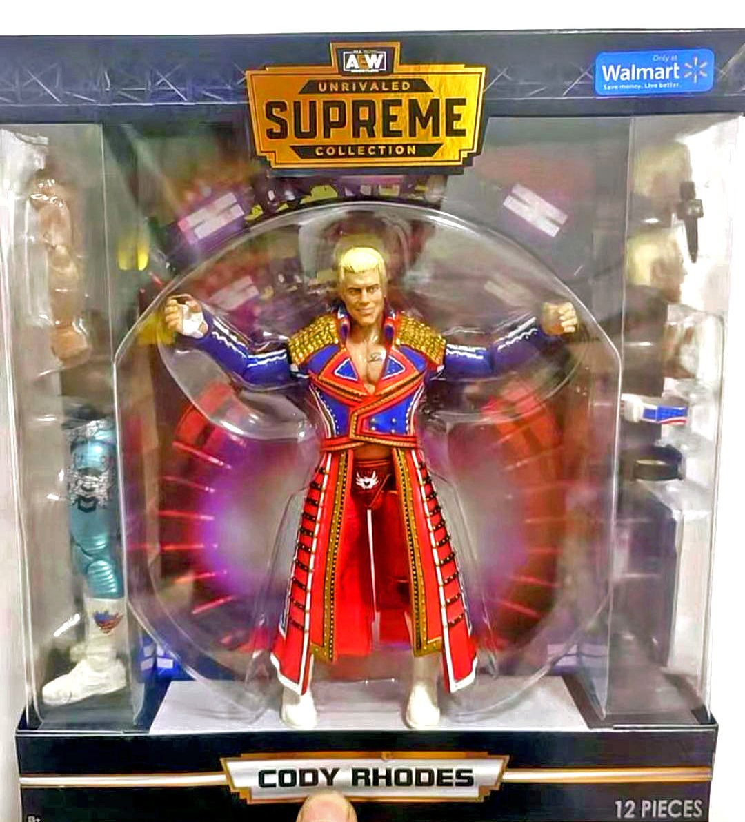 Cody Rhodes AEW Supreme Walmart Exclusive Figure Available Now