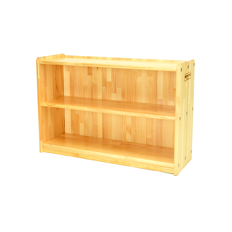 木製子供家具 オープン棚2段2｜木製キッズコーナー、木製子供家具