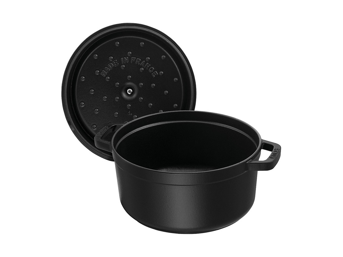 STAUB ピコ・ココット ラウンド 20cm ブラック 2.2L | 鍋 | お菓子