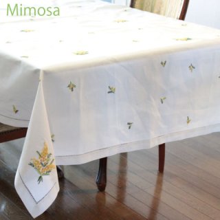 手刺繍長方形テーブルクロス