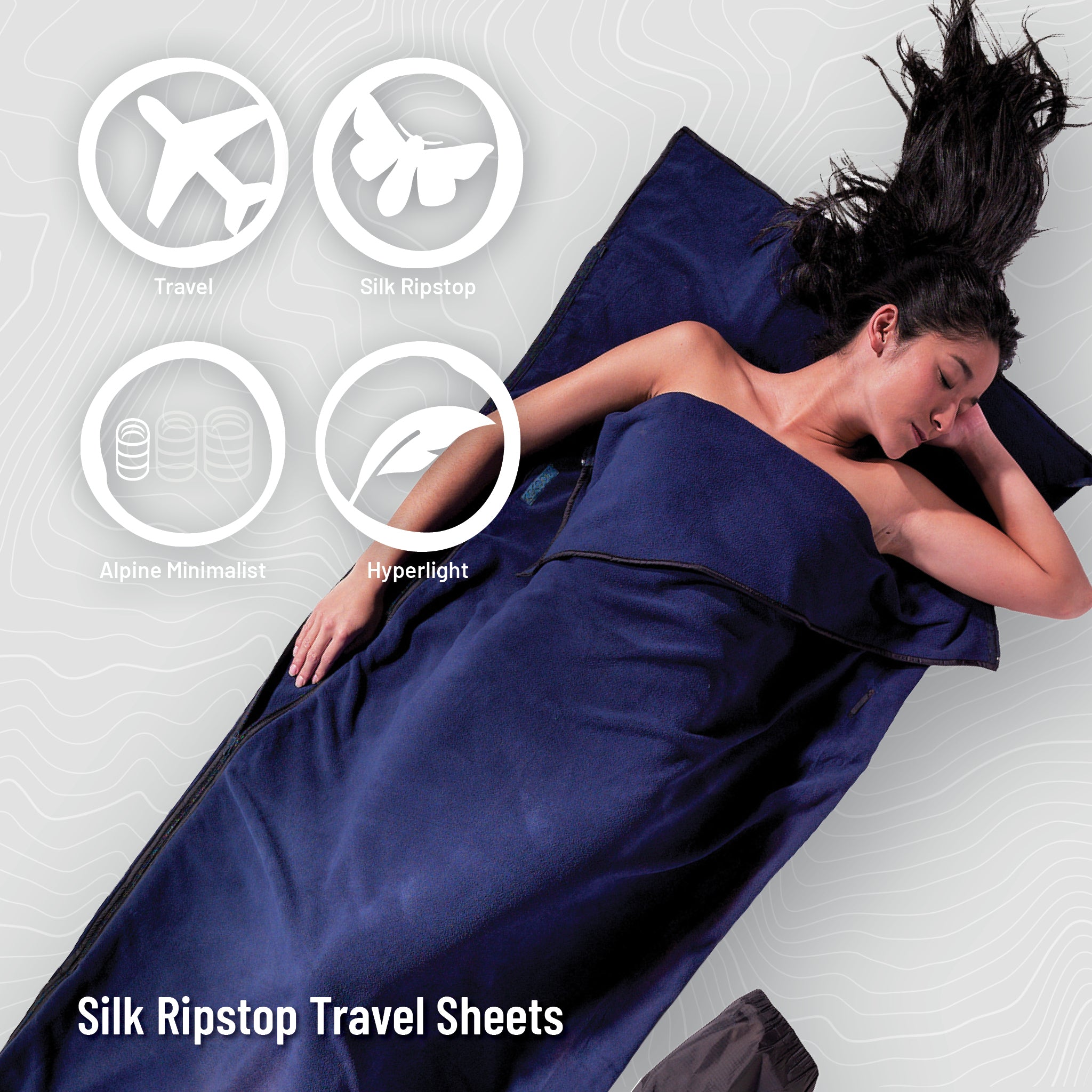 Travel Sleep Sack | Silk Ripstop | COCOON