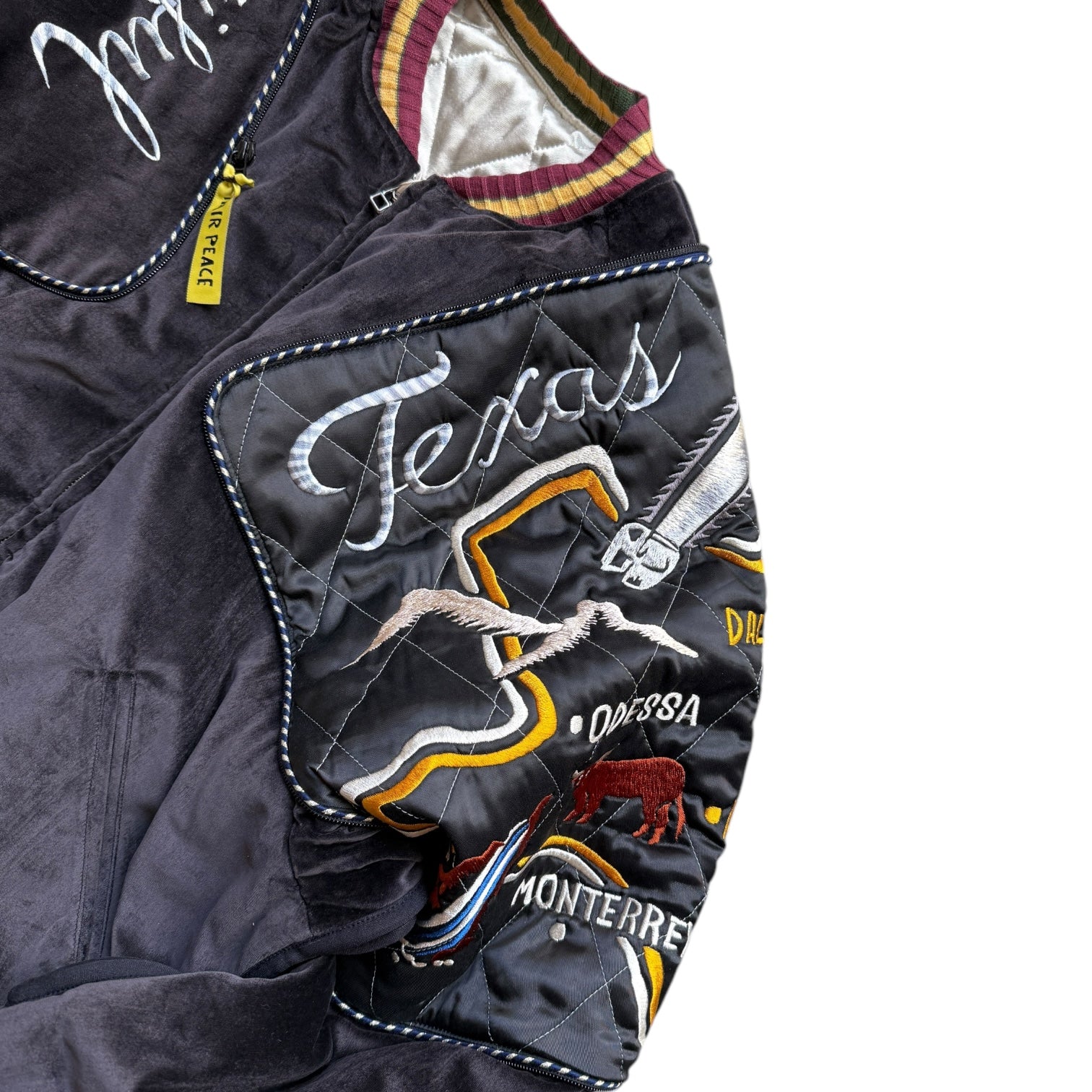 Kapital Velveteen Siamese Bomber Jacket (Beautiful Texas) | CO JP