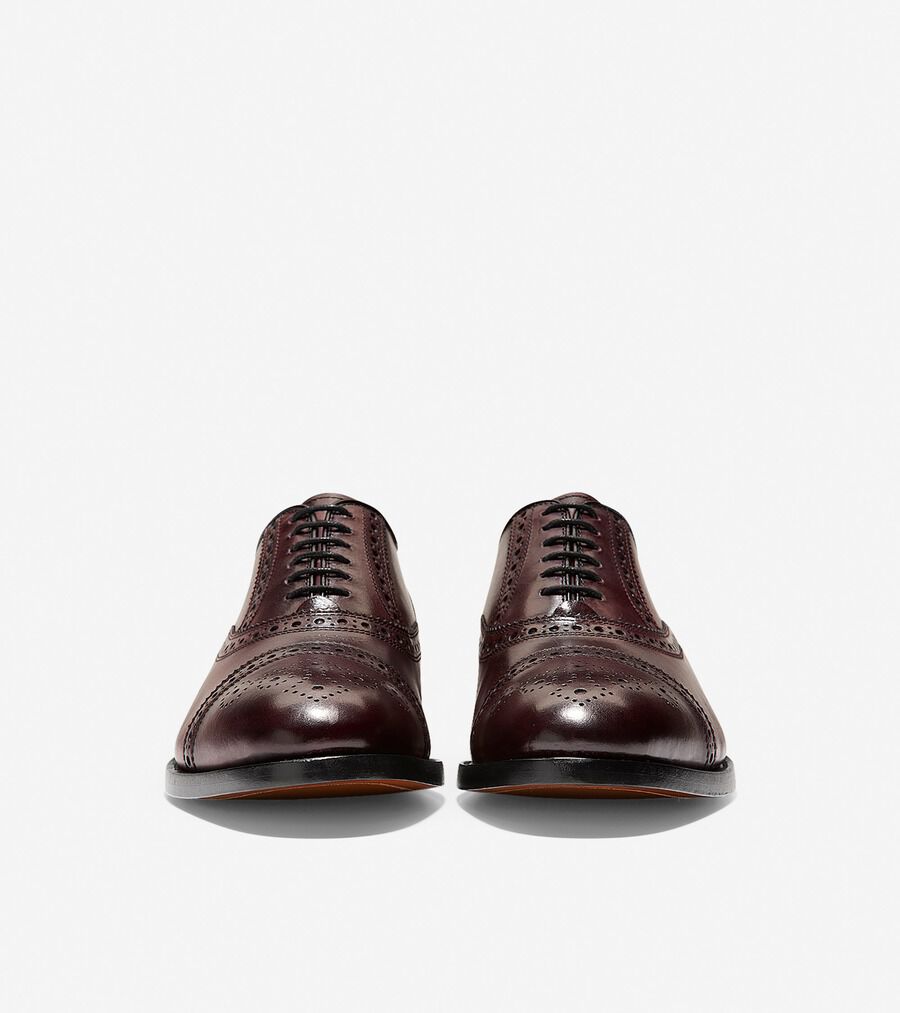 ニーランド ブローグ キャップトゥ オックスフォード mens. 0.0