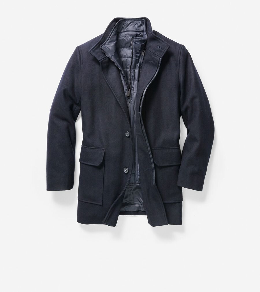 メルトン ウール 3in1 コート mens. 0.0 | COLE_HAAN