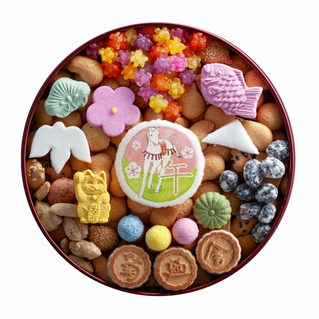 銀座菊廼舎(きくのや) 登録商標 冨貴寄(ふきよせ) 干支くず餅 【風呂敷