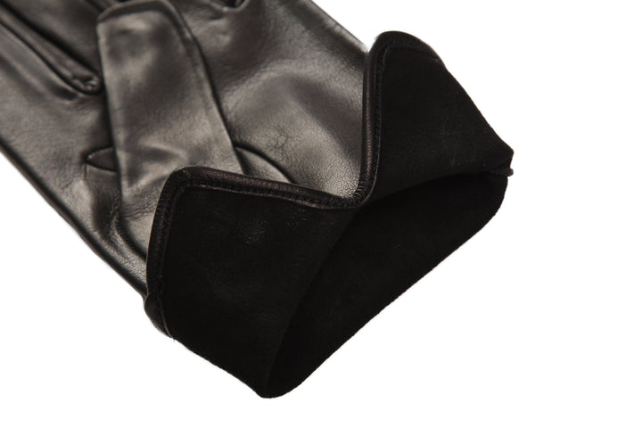 メローラ メンズ手袋◇ナパレザー◇ブラック/NERO《ノーライニング