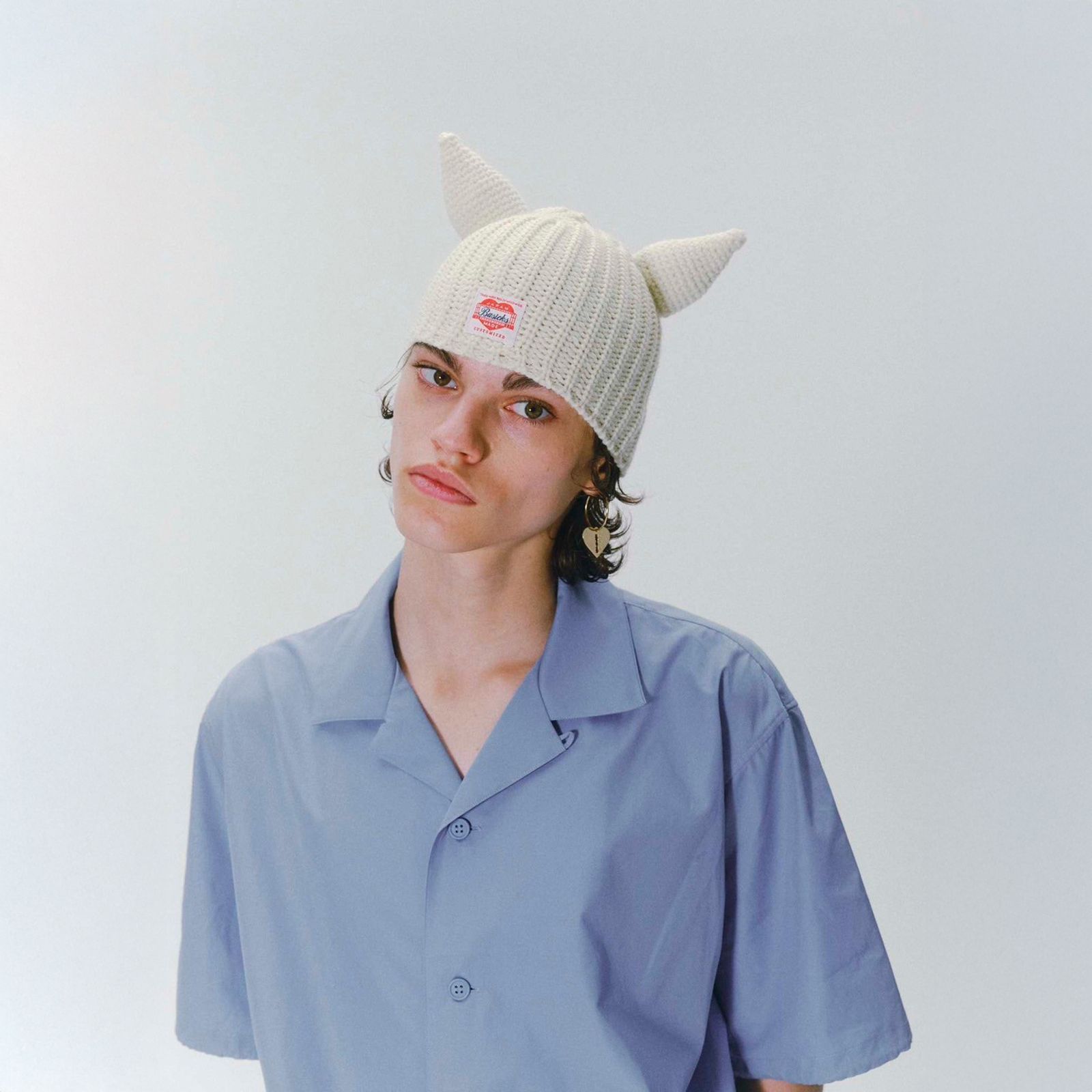 BASICKS - 【ラスト1点】Devil Beanie / デビルビーニー (ホワイト