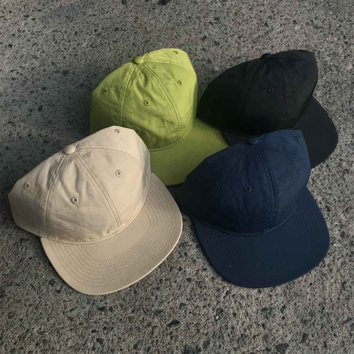 CORNER PRINTING | newhattan ニューハッタン Washer Nylon Flat Visor