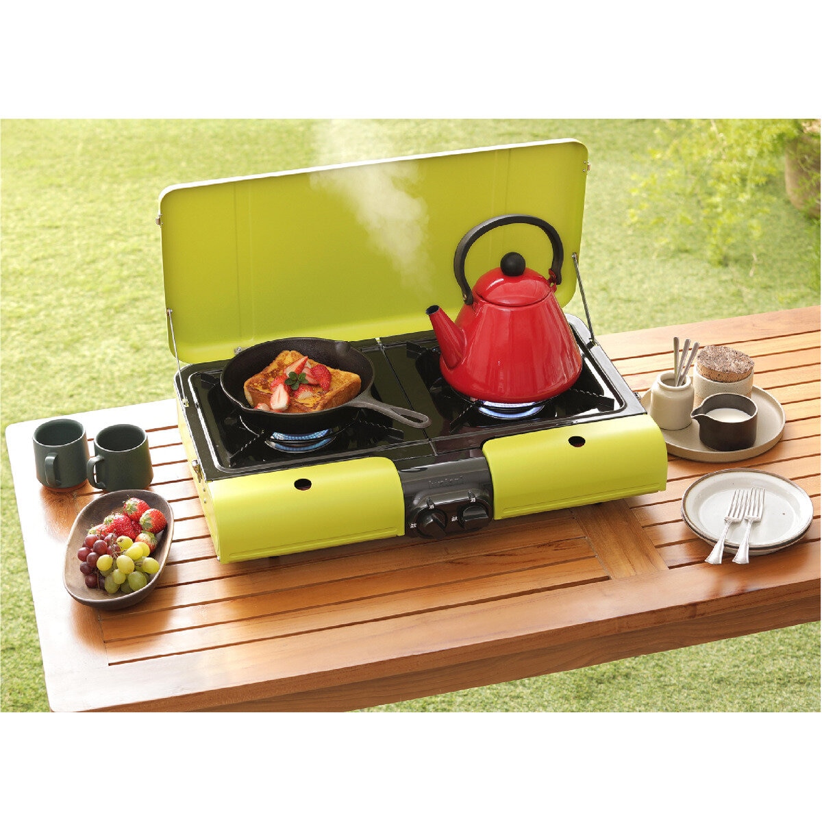 イワタニ フラットツイングリル テーブルトップBBQグリル CB-TBG-2