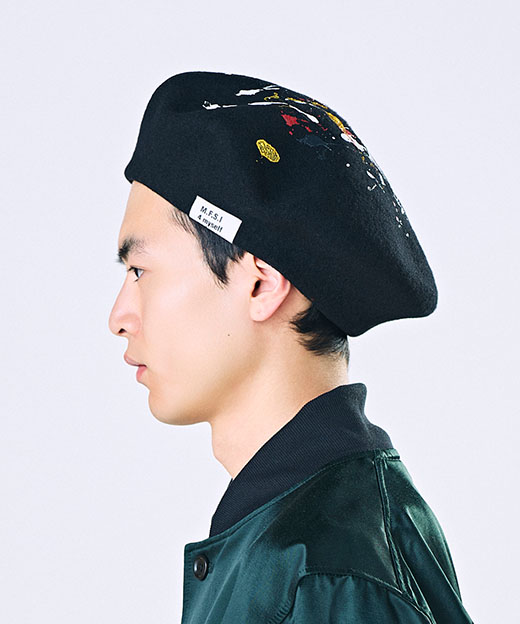 PAINTED BERET(ONESIZE BLACK): ベレー帽子通販｜CA4LA公式