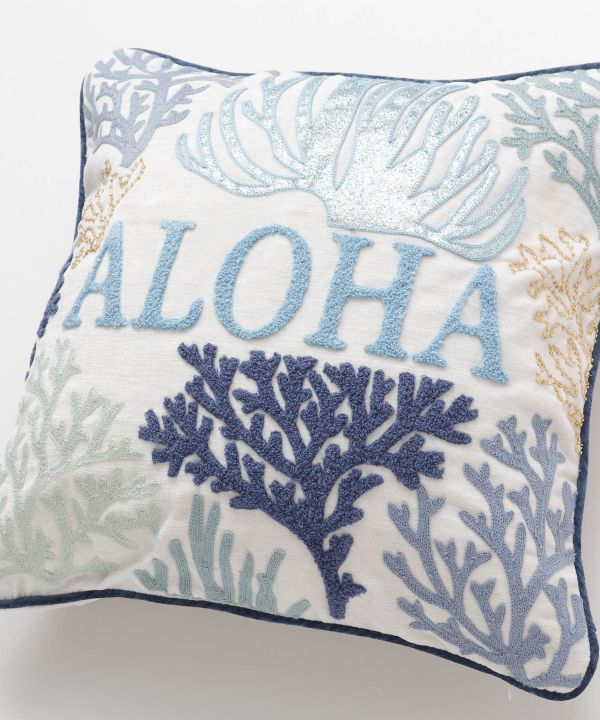 オーシャンエンブクッションカバー(WHITE): 『Kahiko(カヒコ)』公式通販