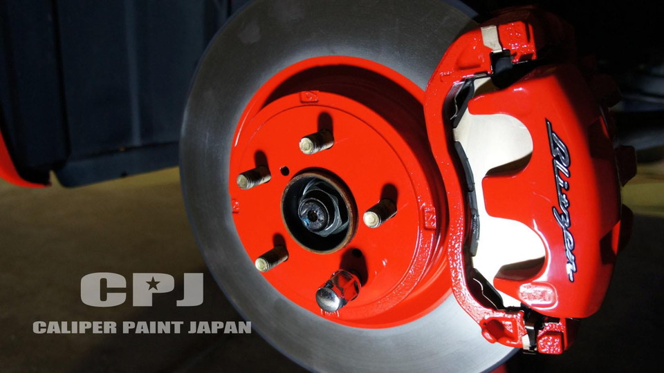 スバル レガシィツーリングBlitzenキャリパー塗装＆ローター塗装