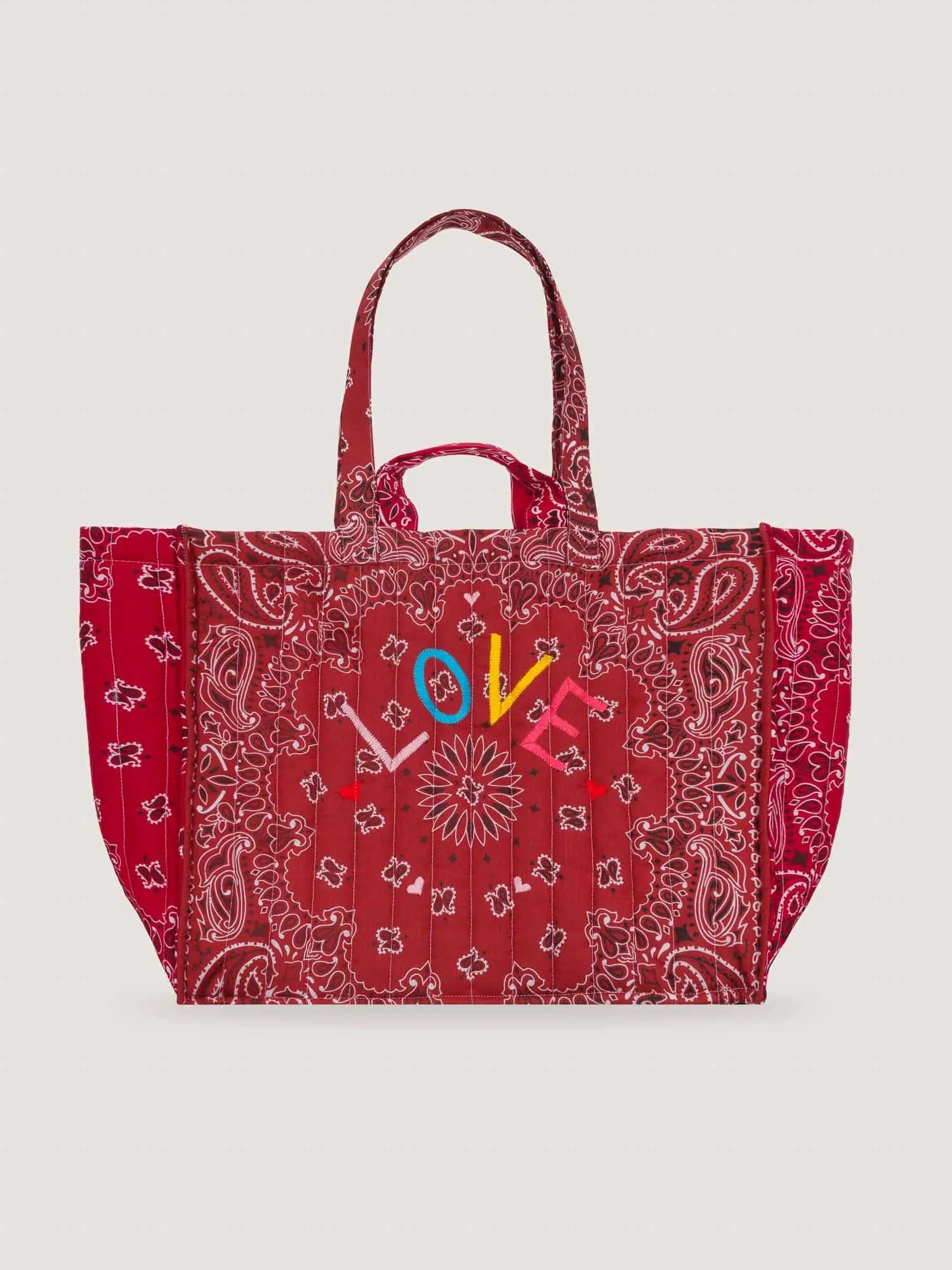 Large tote bags for women: original and hand-embroidered