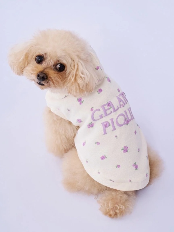 gelato pique（ジェラートピケ）【CAT&DOG】【販路限定商品】フラワー