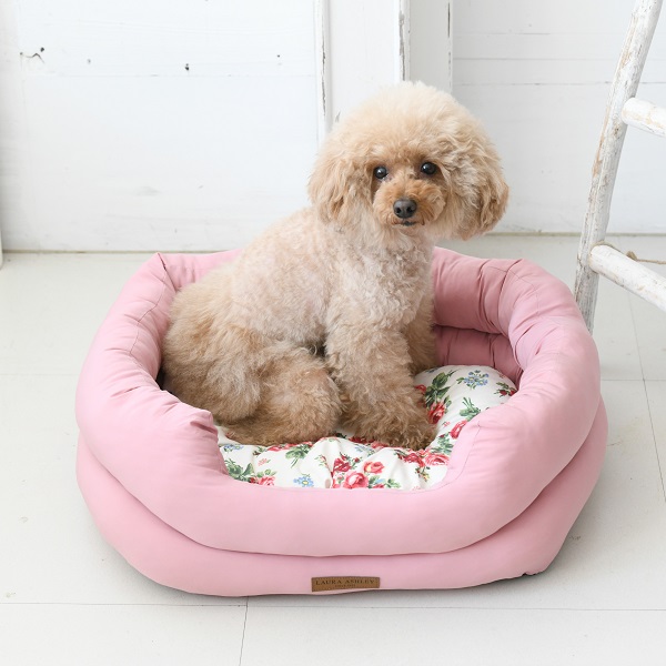 LAURA ASHLEY（ローラアシュレイ）花柄ベッド｜全2色 | 犬服・ドック