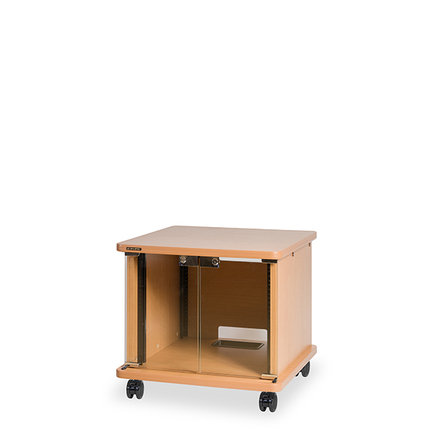 9U 木製AVワゴン（組立式・扉付き）｜CWXK-9｜カナレ電気