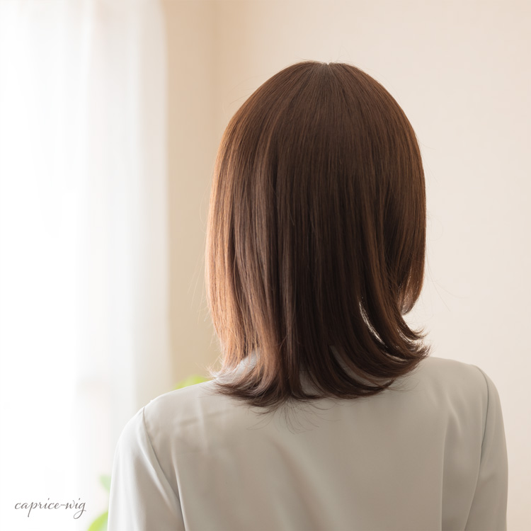 カプリスウィッグ｜人毛ウィッグ ナチュラルストレート セミロング｜CW