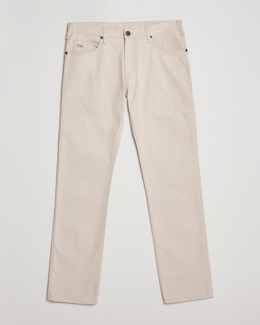 Emporio Armani 5-Pocket Jeans Beige at CareOfCarl.com