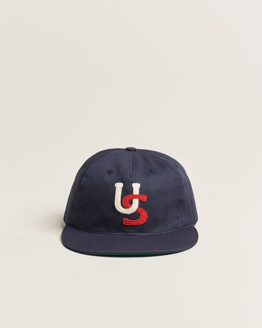 Ebbets Field Flannels Made in USA Allstars 1957 Navy at CareOfCarl.com