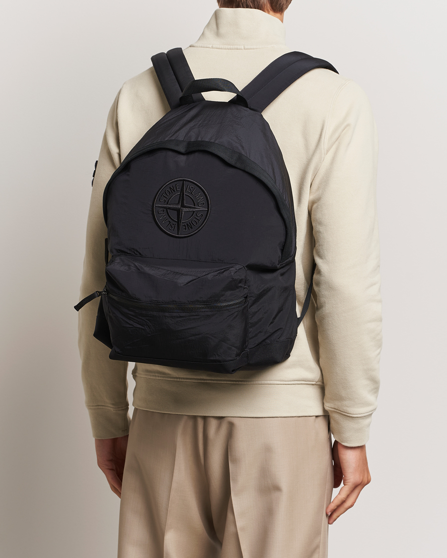 Stone Island Nylon Metal Backpack Black at CareOfCarl.com
