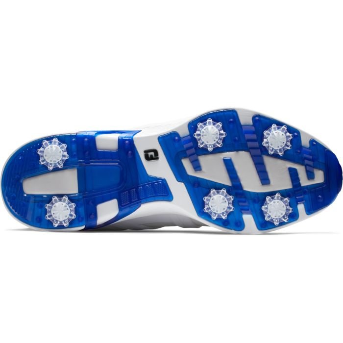 FootJoy HyperFlex Golf Shoes White/Blue 51118 - Carl's Golfland