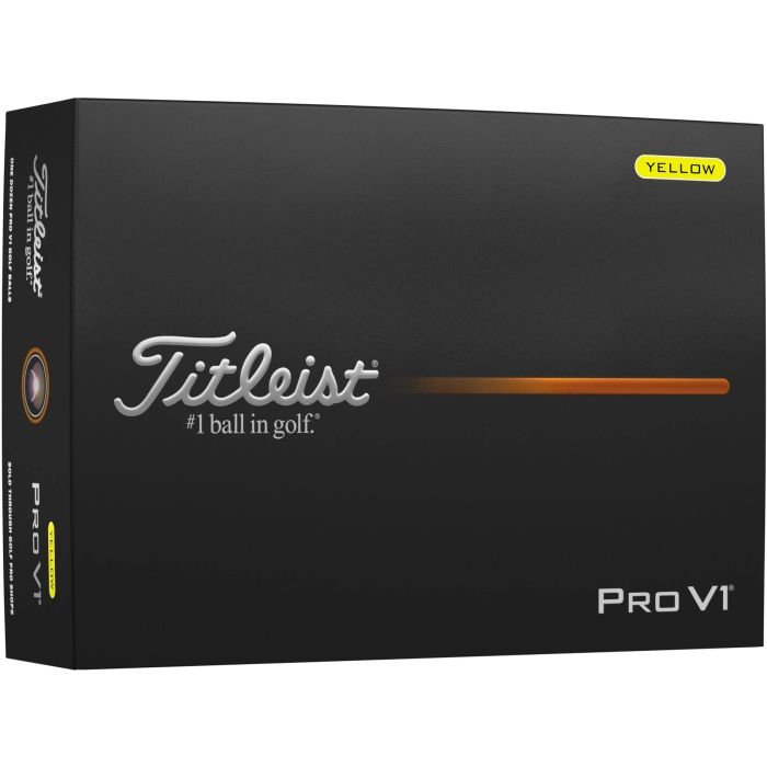 Titleist Pro V1 Yellow Golf Balls - Carl's Golfland